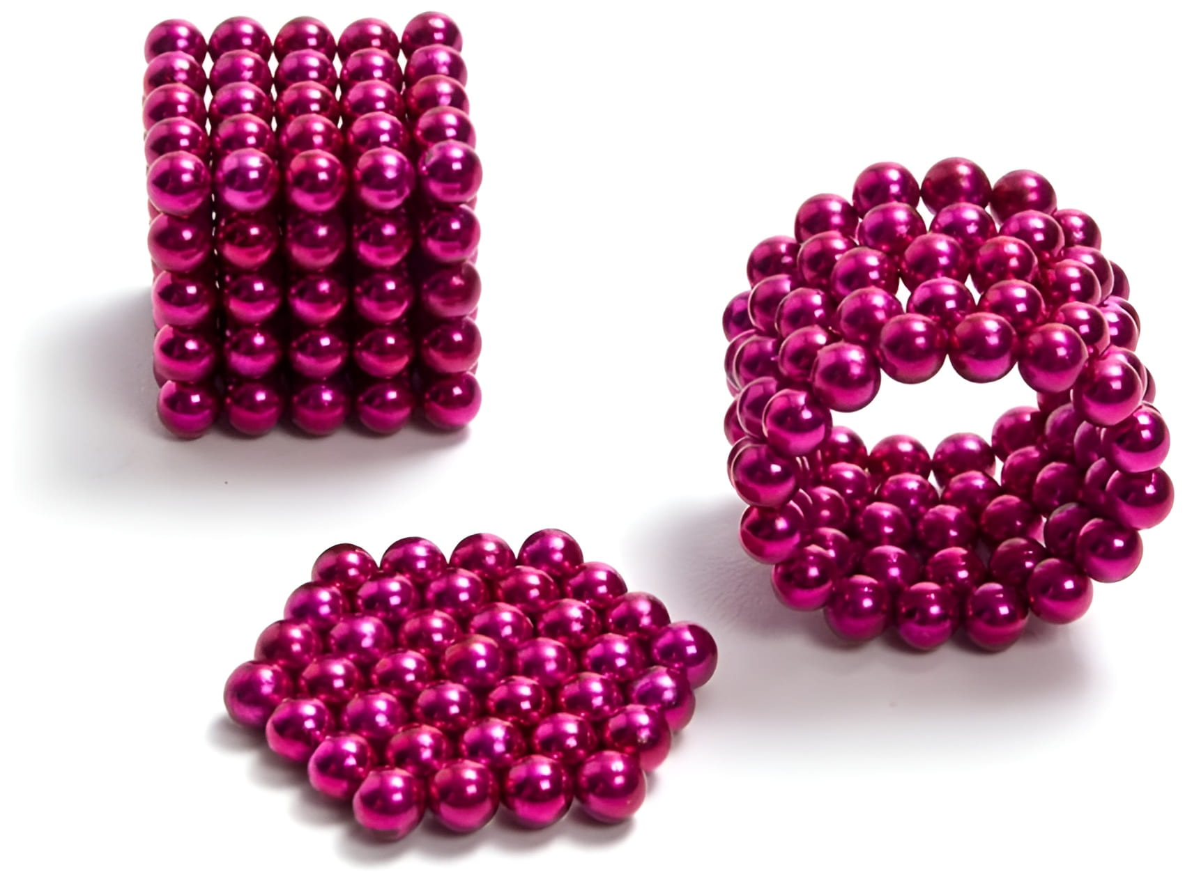 Pink color magnetic balls