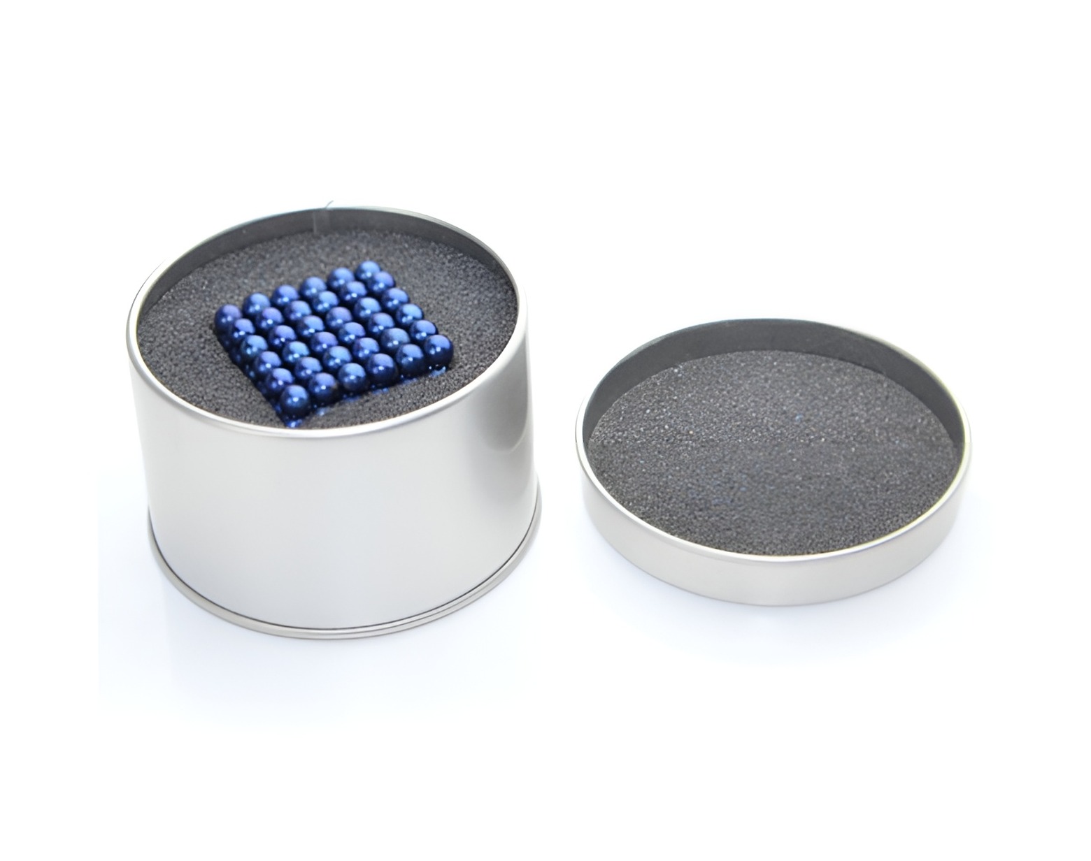 Navy Blue Magnetic 5mm Balls Puzzle Building Toys