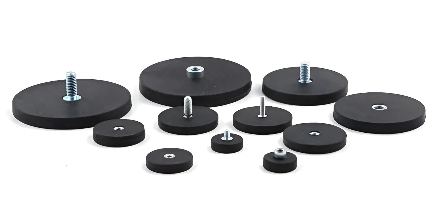 custom rubber coated magnets