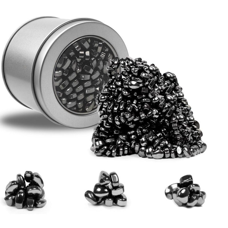 black weak magnetic stones