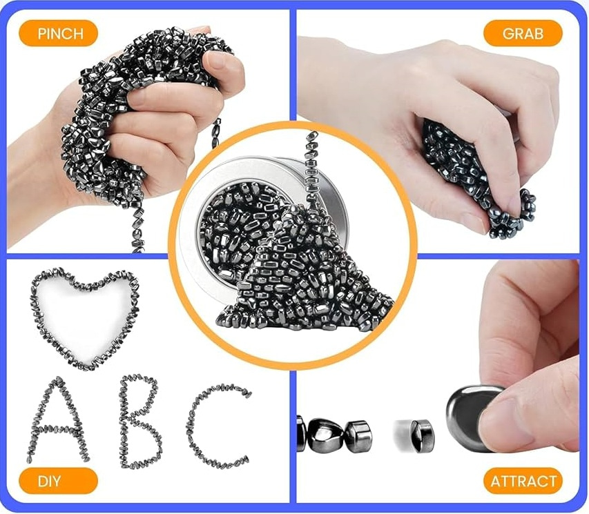 the ways of playing magnetic putty 